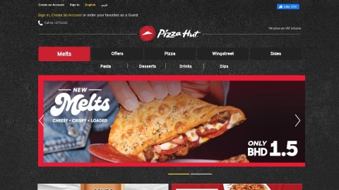 Reviews over PizzaHutBahrain