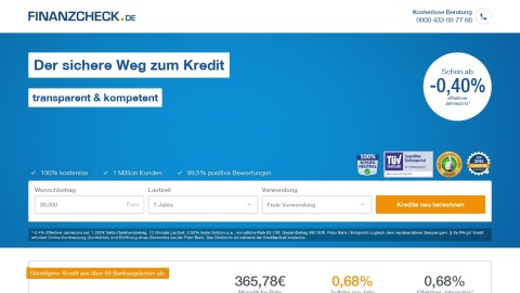 Reviews over FINANZCHECK.DE