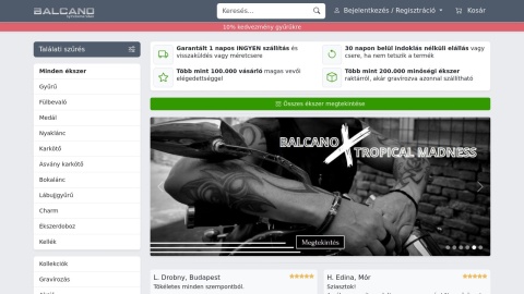 Reviews over Balcano.hu