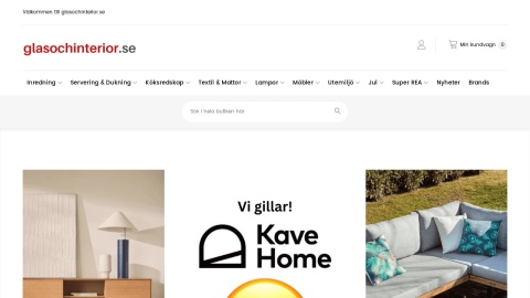 Reviews over Glasochinterior.se