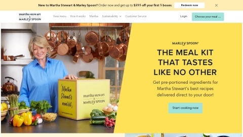 Reviews over MarthaStewartandMarleySpoon