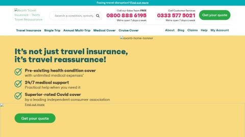 Reviews over AvantiTravelInsurance