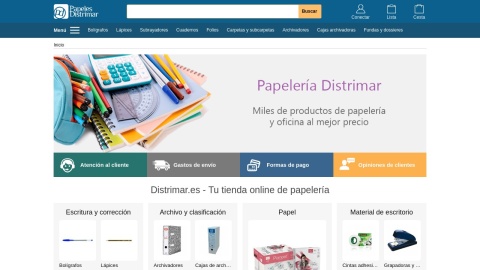 Reviews over PapeleríaDistrimar