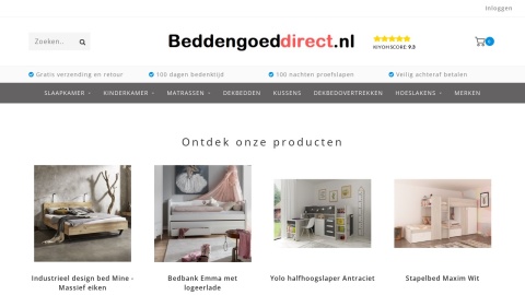 Reviews over Beddengoeddirect.nl