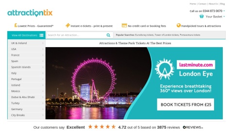 Reviews over AttractionTix