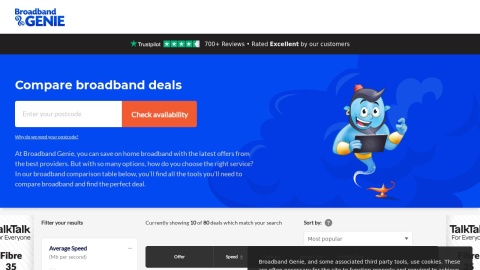 Reviews over Broadband Genie