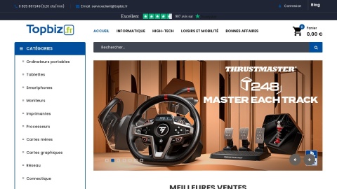 Reviews over Topbiz.fr