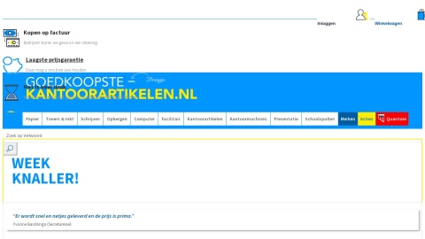 Reviews over Goedkoopste-kantoorartikelen.nl