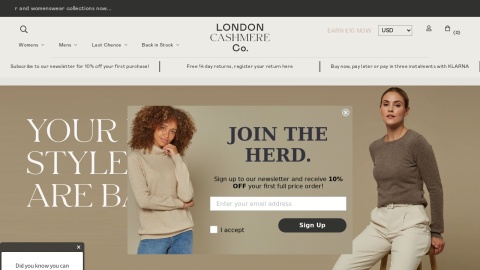 Reviews over London Cashmere Company