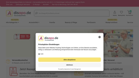 Reviews over disapo.de Apotheke