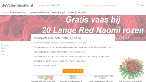 Reviews over De Valentijnsite