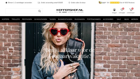 Reviews over Koffershop.nl