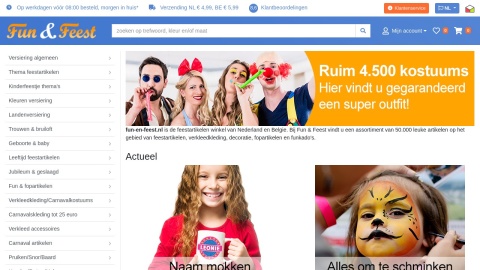 Reviews over Fun en Feest Megastore