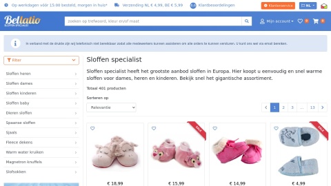 Reviews over Sloffen-specialist.nl