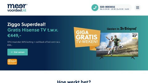 Reviews over Ziggo Meervoordeel.nl