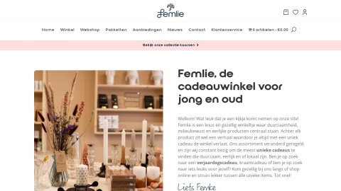 Reviews over Femlie Cadeaushop