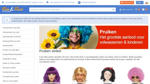 Reviews over Pruiken-winkel.nl