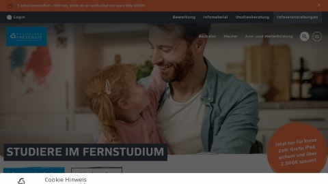 Reviews over Online Fernstudiumder Hochschule Fresenius