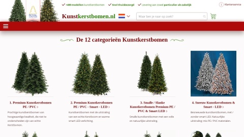 Reviews over Kunstkerstbomen.nl