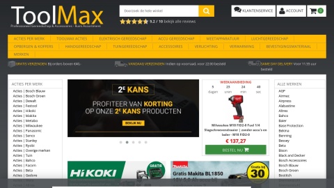 Reviews over Toolmax.nl