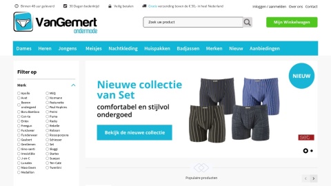 Reviews over Van Gemert ondermode