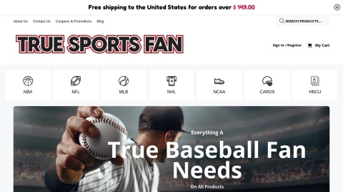 Reviews over TrueSportsFanShop(US)