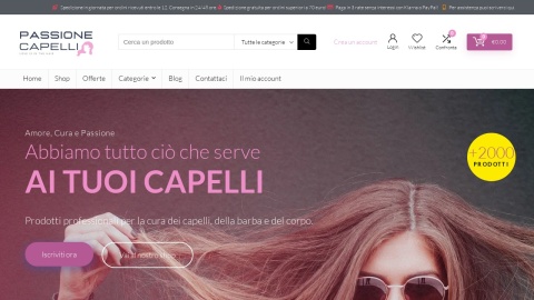 Reviews over PassioneCapelli.shop