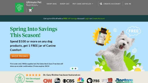 Reviews over UltimatePetNutrition(US)