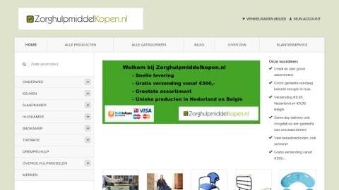 Reviews over Zorghulpmiddelkopen.nl